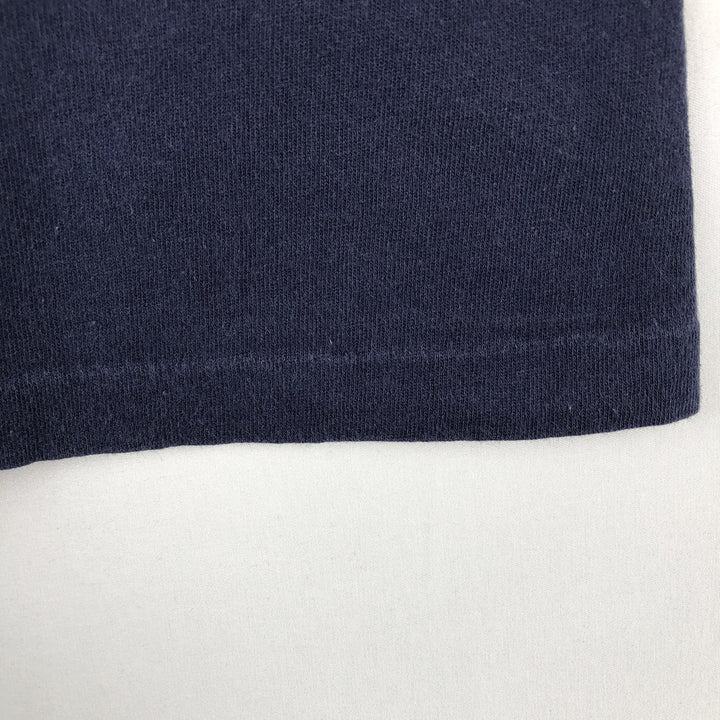 90'S J.Crew Plain T-Shirt, Made in USA, Men's Size S (Equivalent), Vintage cotton navy blue type Vintage Second Hand