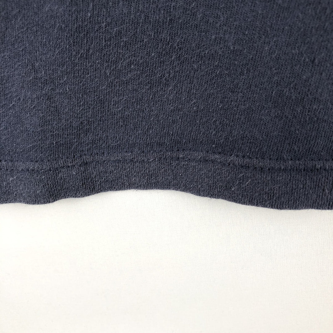 Ralph Lauren CHAPS Short-Sleeve Logo T-Shirt, Made in USA, Men's Size L (approx.) cotton navy blue type Vintage Second Hand