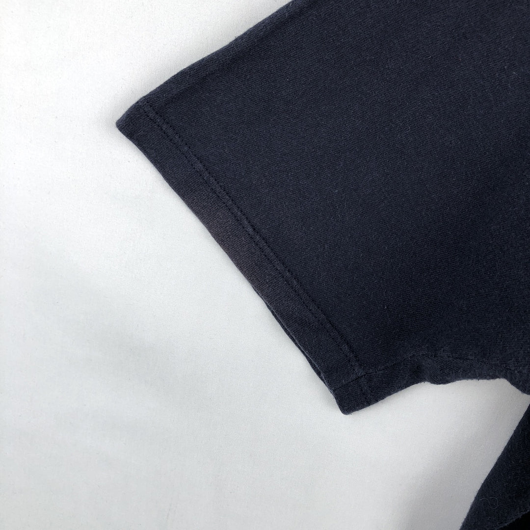 Ralph Lauren CHAPS Short-Sleeve Logo T-Shirt, Made in USA, Men's Size L (approx.) cotton navy blue type Vintage Second Hand