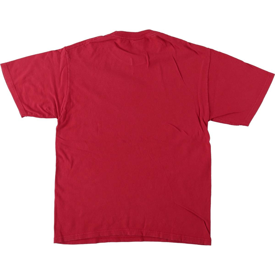 STUSSY surf skate T-shirt, size S for men cotton red type Vintage Second Hand