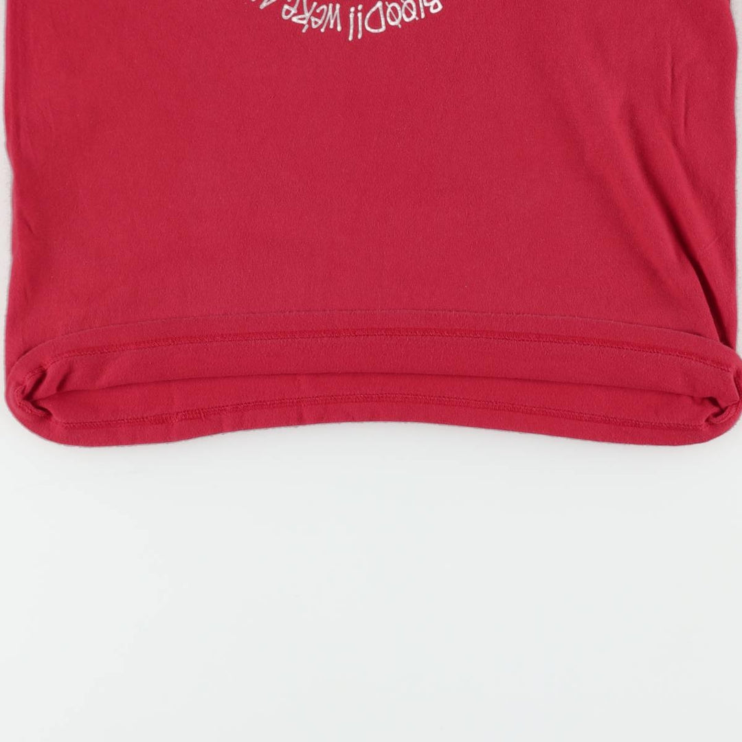 STUSSY surf skate T-shirt, size S for men cotton red type Vintage Second Hand