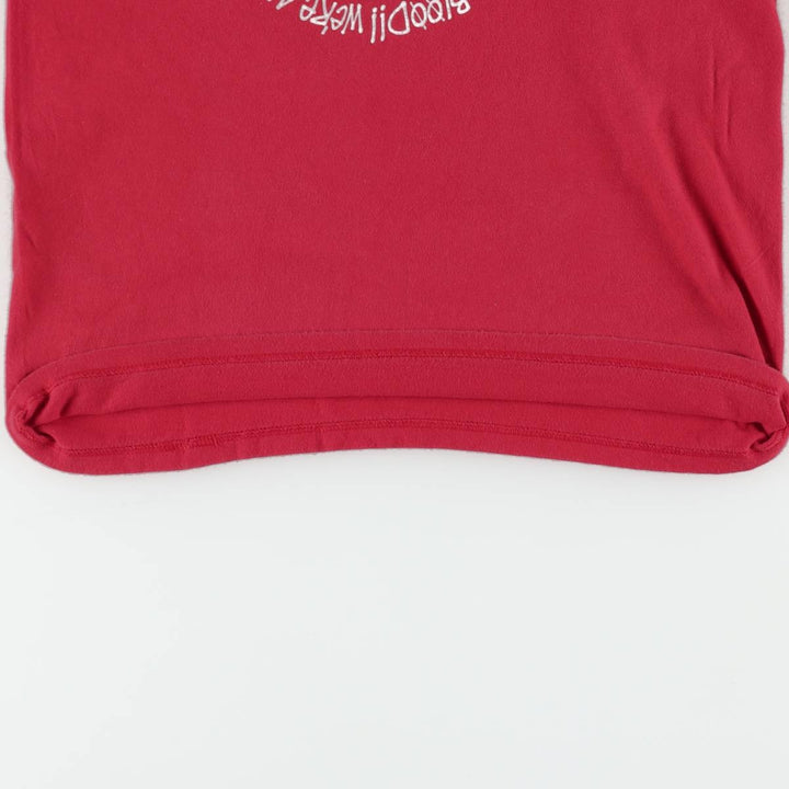 STUSSY surf skate T-shirt, size S for men cotton red type Vintage Second Hand