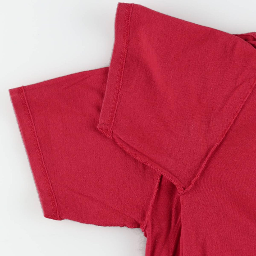 STUSSY surf skate T-shirt, size S for men cotton red type Vintage Second Hand