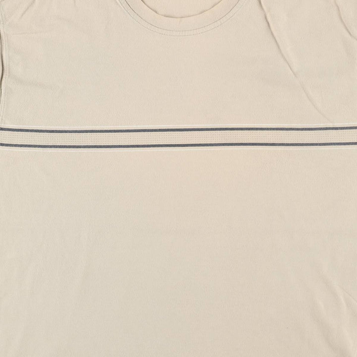 Eddie Bauer Short-Sleeve T-Shirt, Made in England, Men's Size L (approx.) cotton Beige type Vintage Second Hand