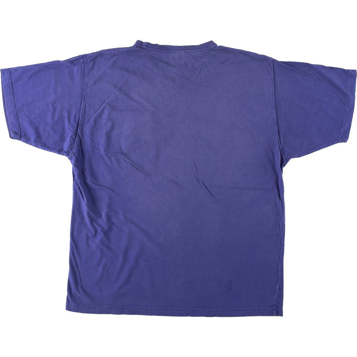 Ralph Lauren CHAPS Short-Sleeve T-Shirt with One-Point Logo Pocket, Men's Size L (approx.) cotton blue type Vintage Second Hand