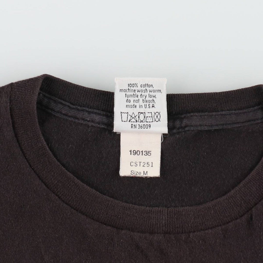Calvin Klein JEANS Short-Sleeve Logo T-Shirt, Made in USA, Men's Size M (approx.) cotton black type Vintage Second Hand