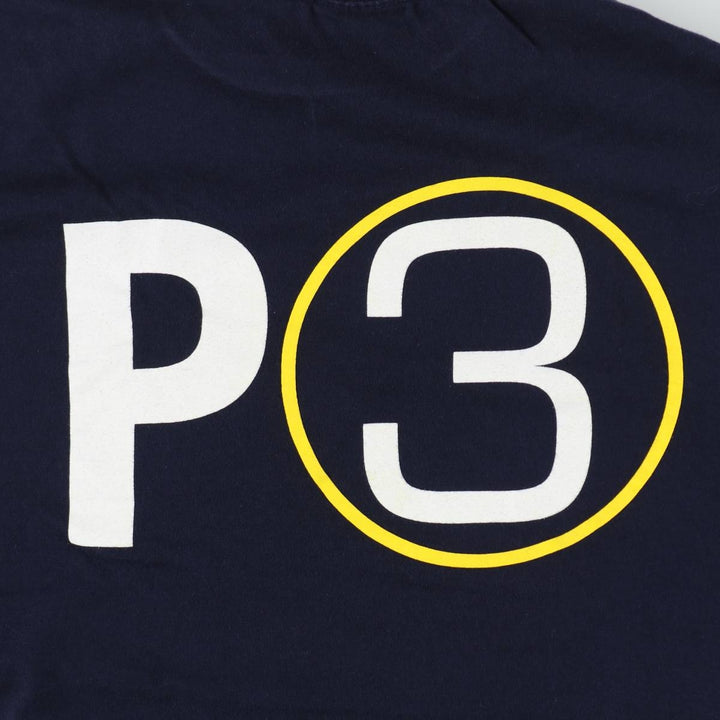 Ralph Lauren POLO SPORT short-sleeved printed T-shirt, men's size M cotton navy blue type Vintage Second Hand
