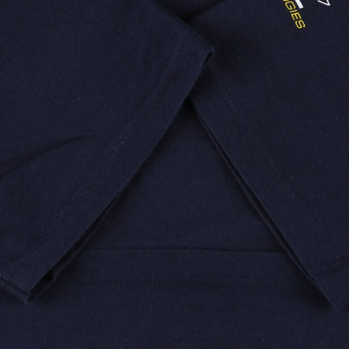 Ralph Lauren POLO SPORT short-sleeved printed T-shirt, men's size M cotton navy blue type Vintage Second Hand