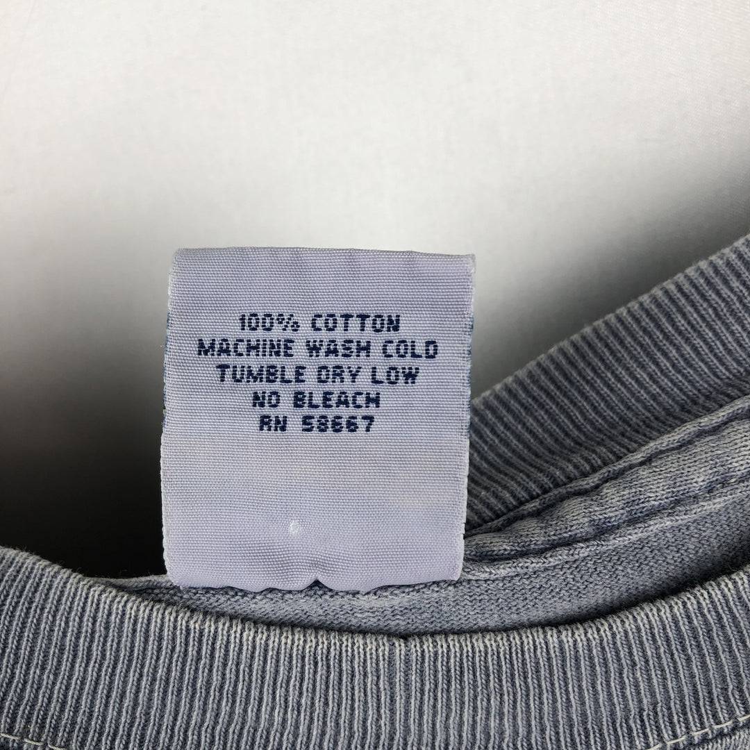 90'S Guess Short-Sleeve Printed T-Shirt, Made in USA, Men's Size M (Equivalent), Vintage cotton gray type Vintage Second Hand