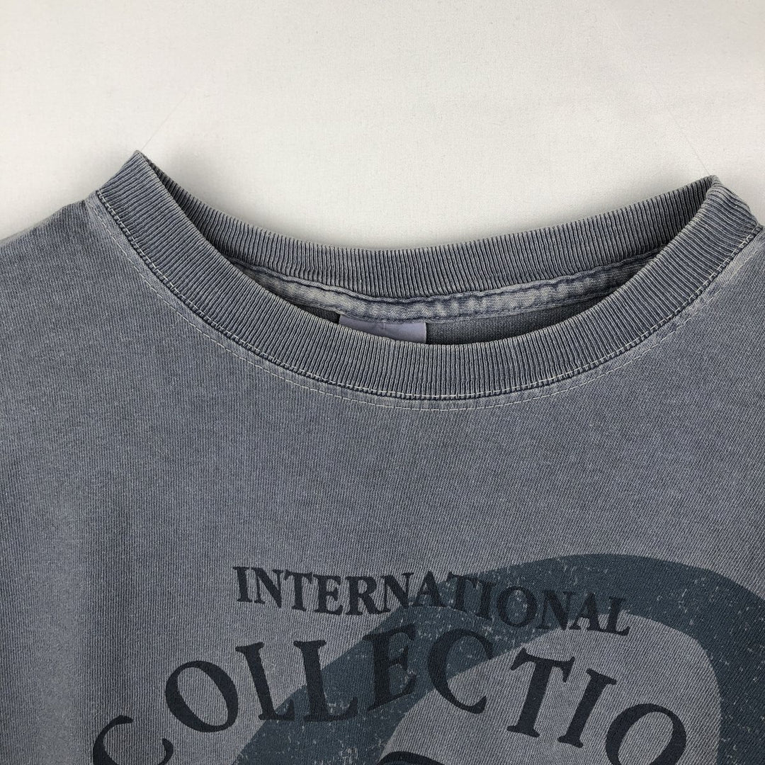 90'S Guess Short-Sleeve Printed T-Shirt, Made in USA, Men's Size M (Equivalent), Vintage cotton gray type Vintage Second Hand
