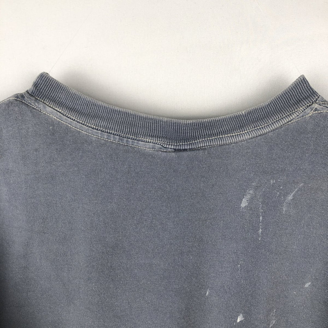 90'S Guess Short-Sleeve Printed T-Shirt, Made in USA, Men's Size M (Equivalent), Vintage cotton gray type Vintage Second Hand