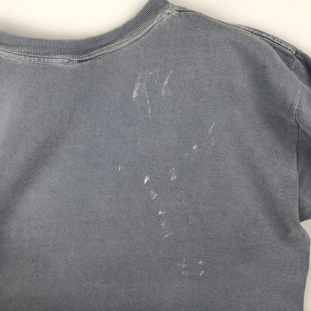 90'S Guess Short-Sleeve Printed T-Shirt, Made in USA, Men's Size M (Equivalent), Vintage cotton gray type Vintage Second Hand