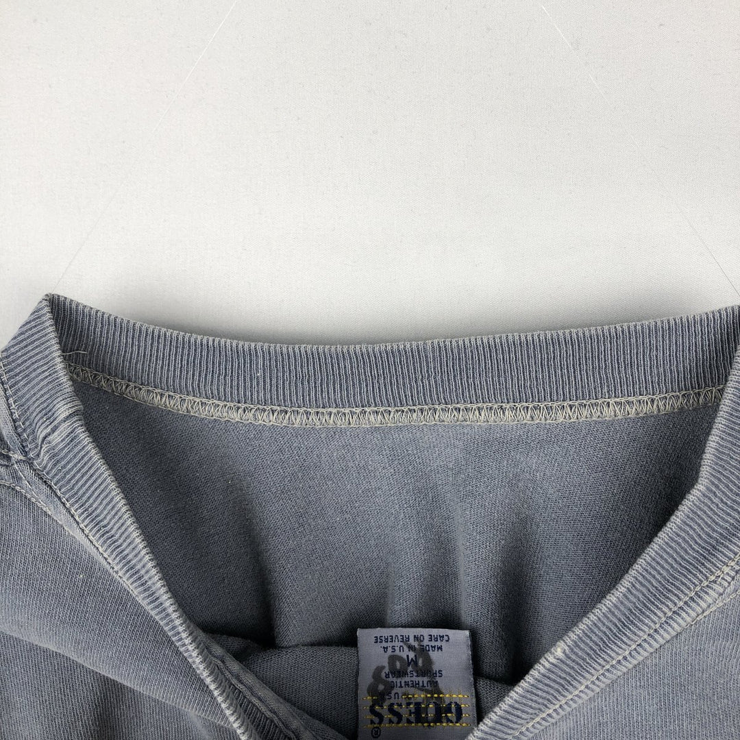 90'S Guess Short-Sleeve Printed T-Shirt, Made in USA, Men's Size M (Equivalent), Vintage cotton gray type Vintage Second Hand