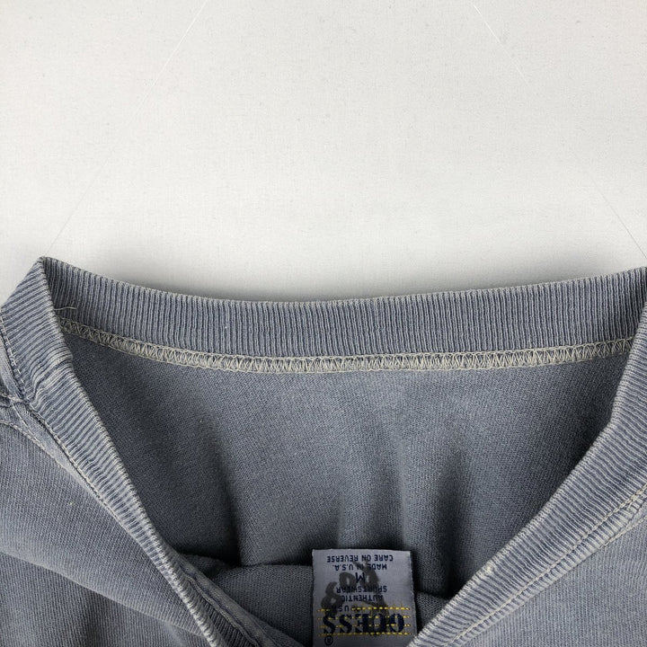 90'S Guess Short-Sleeve Printed T-Shirt, Made in USA, Men's Size M (Equivalent), Vintage cotton gray type Vintage Second Hand