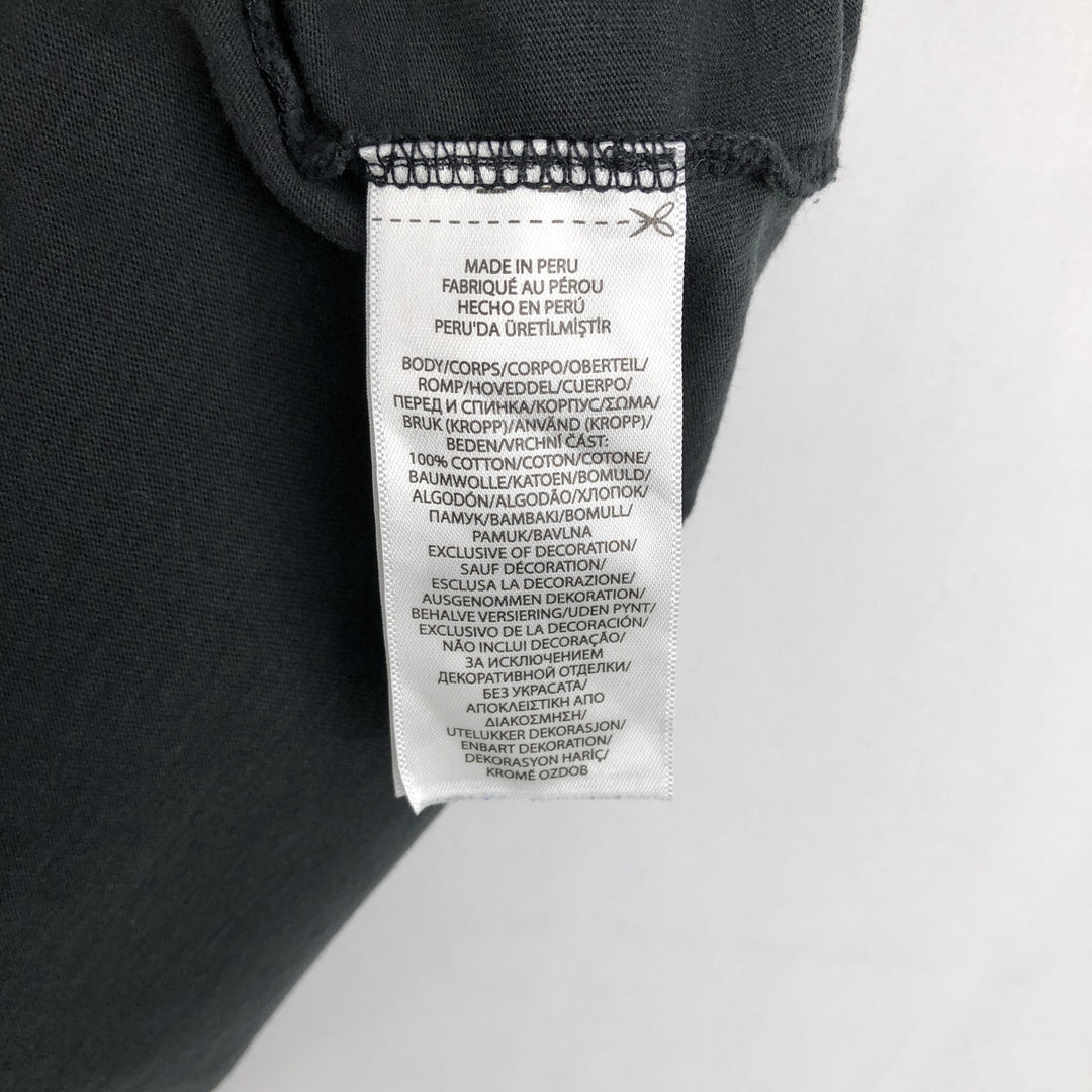 Ralph Lauren POLO RALPH LAUREN CLASSIC FIT Polo Bear Short-Sleeve Printed T-Shirt (Men's Size M) cotton black type Vintage Second Hand