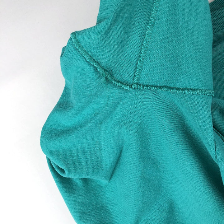 90'S Ocean Pacific pin-up girl surf skate t-shirt, men's size XL equivalent, vintage. unclear turquoise blue Vintage Second Hand