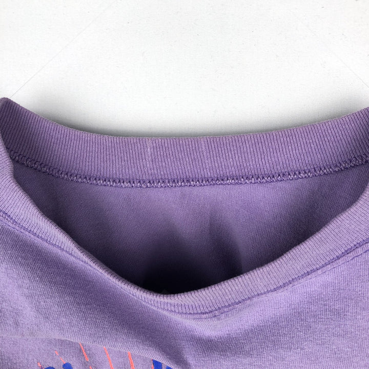 Vintage 90'S Ocean Pacific surf/skateboard t-shirt with silver tag, made in USA, size XL. cotton purple type Vintage Second Hand