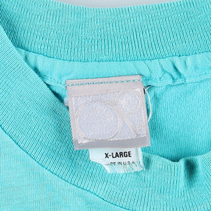 90'S Ocean Pacific surf/skate t-shirt, made in USA, men's size XL equivalent, vintage. cotton Blue type light blue Vintage Second Hand