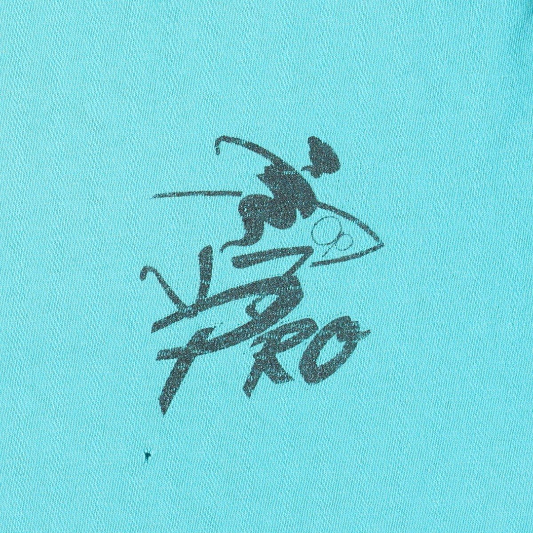 90'S Ocean Pacific surf/skate t-shirt, made in USA, men's size XL equivalent, vintage. cotton Blue type light blue Vintage Second Hand