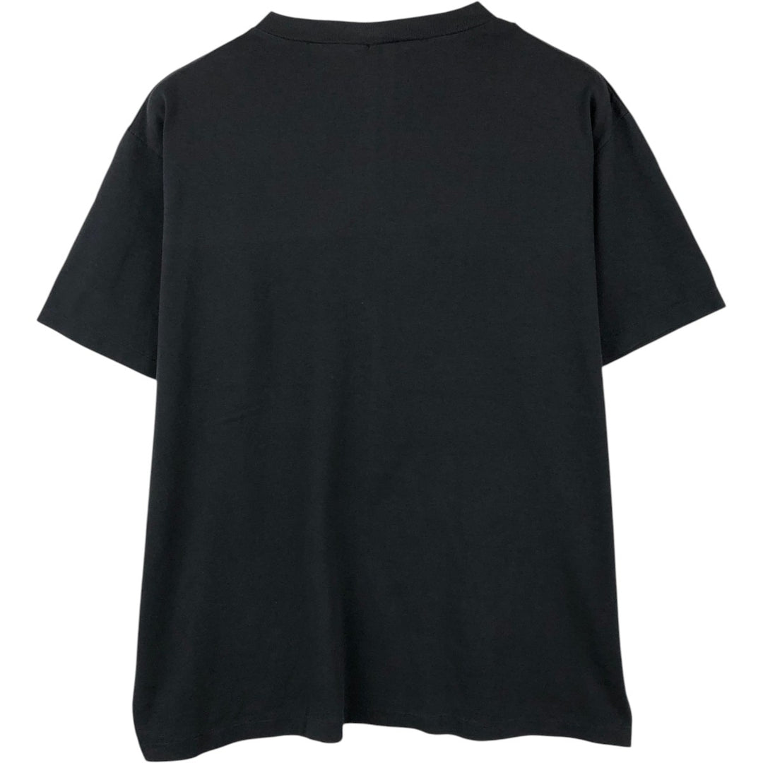 THREE SEASONS ESPRIT Short-Sleeve Printed T-Shirt, Made in USA, Men's XL Equivalent cotton black type Vintage Second Hand