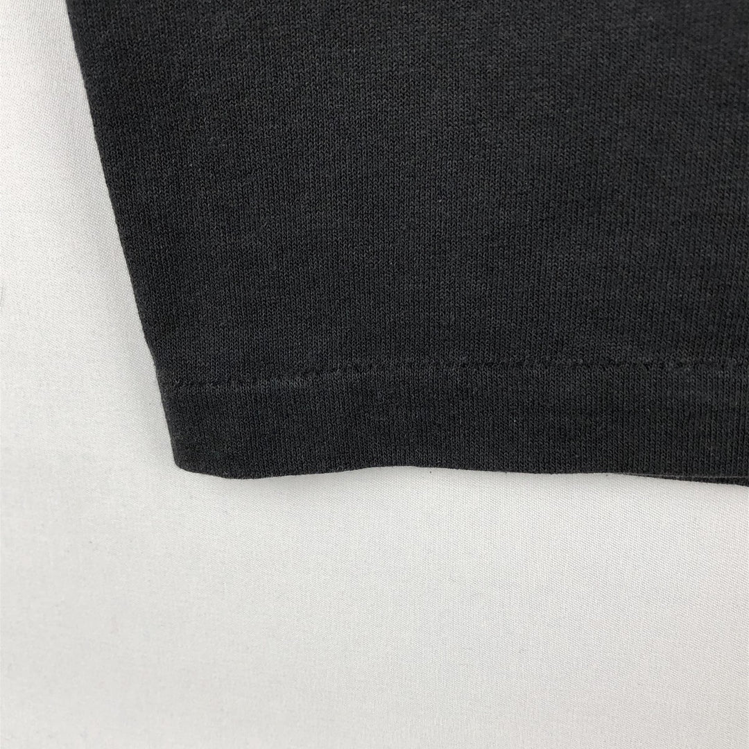 THREE SEASONS ESPRIT Short-Sleeve Printed T-Shirt, Made in USA, Men's XL Equivalent cotton black type Vintage Second Hand