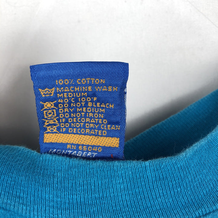 80'S Ocean Pacific surf/skate t-shirt, made in USA, men's size L equivalent, vintage. cotton Blue type light blue Vintage Second Hand
