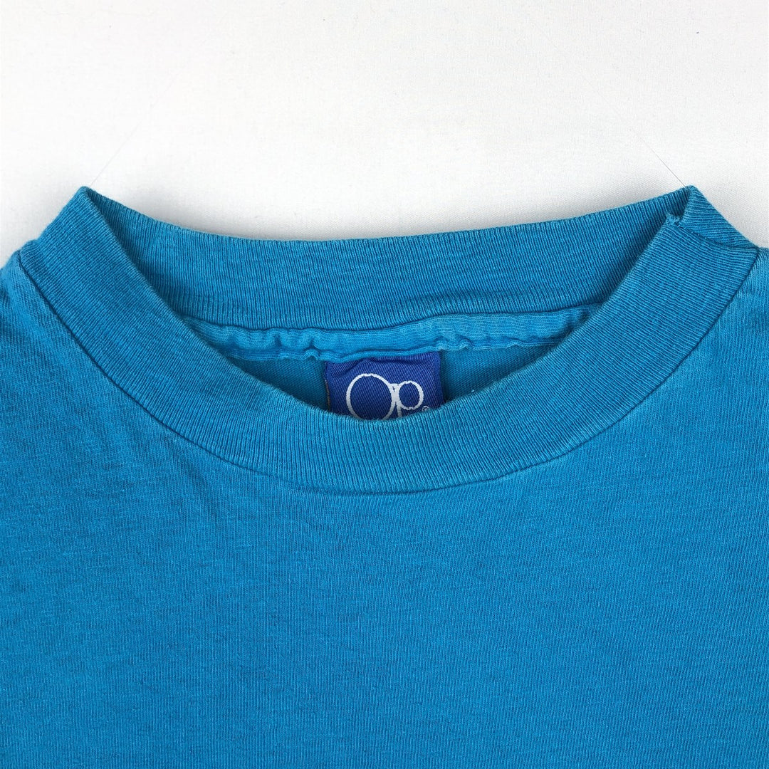 80'S Ocean Pacific surf/skate t-shirt, made in USA, men's size L equivalent, vintage. cotton Blue type light blue Vintage Second Hand