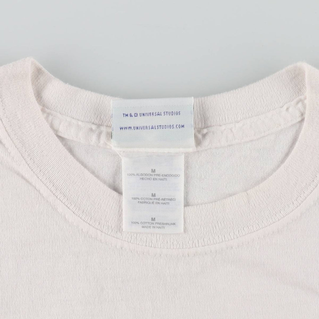 UNIVERSAL STUDIOS Florida Advertising T-shirt, Men's Size M (approx.) cotton white type Vintage Second Hand