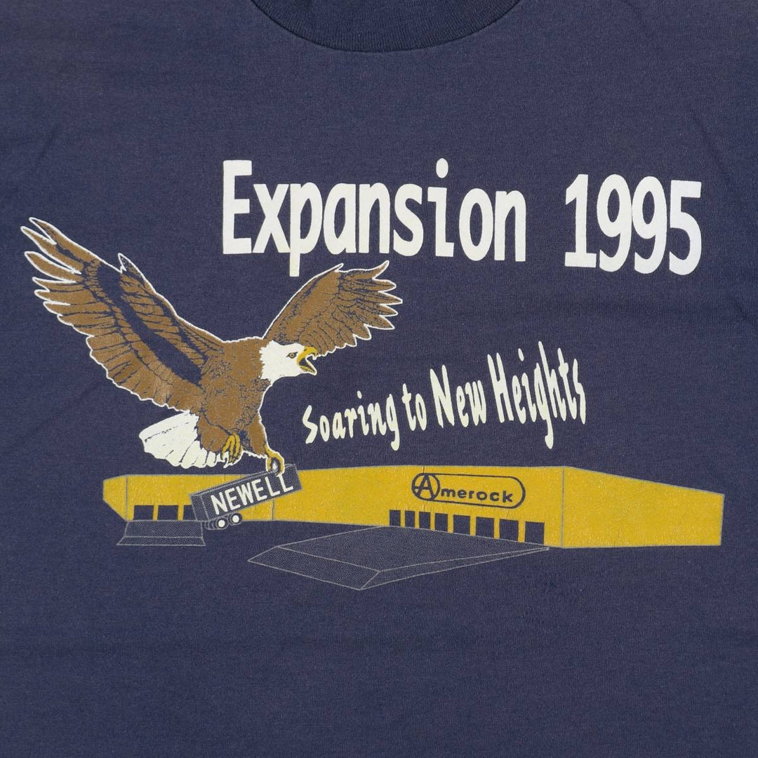 90'S Fruit of the Loom Best Advertising T-Shirt, Made in USA, Men's Size M (approx.) cotton blue type Vintage Second Hand