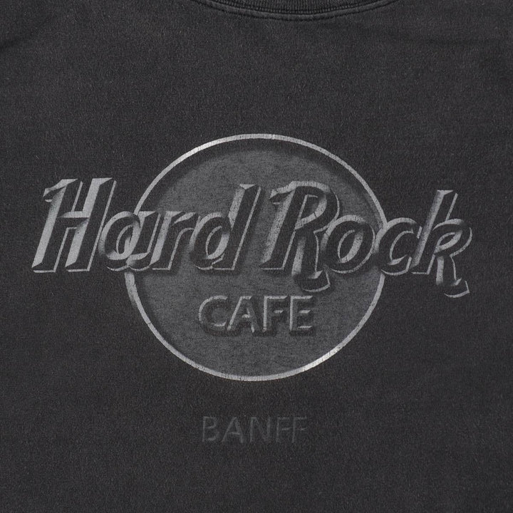 HARD ROCK CAFE Hard Rock Cafe Advertising T-shirt Men's XL size cotton black type Vintage Second Hand