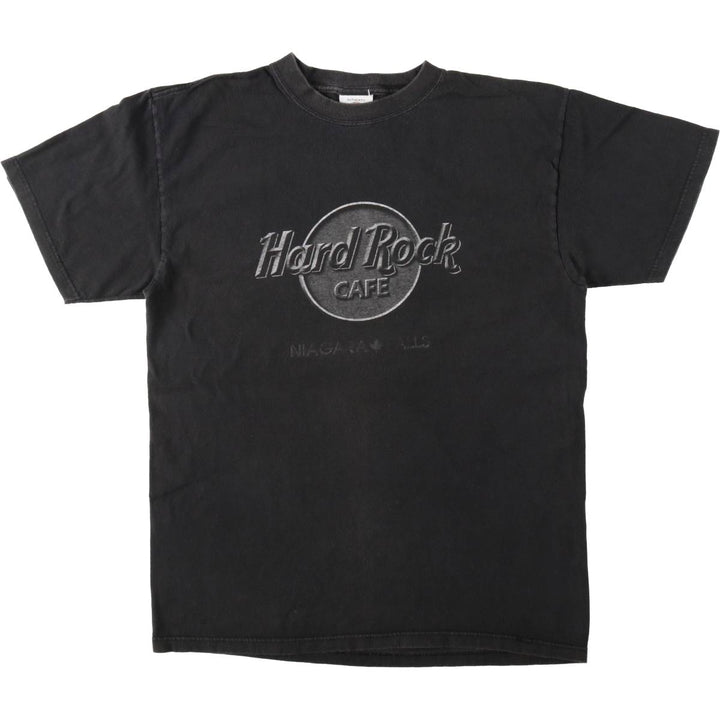 90'S HARD ROCK CAFE Hard Rock Cafe Advertising T-shirt Men's L equivalent Vintage cotton black type Vintage Second Hand