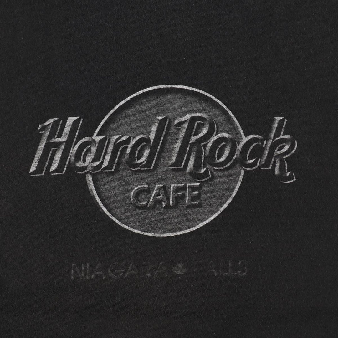90'S HARD ROCK CAFE Hard Rock Cafe Advertising T-shirt Men's L equivalent Vintage cotton black type Vintage Second Hand