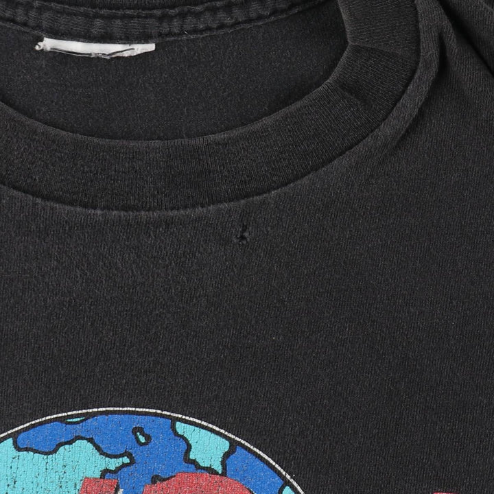 90'S HARD ROCK CAFE Hard Rock Cafe Advertising T-shirt Men's XL Vintage unclear black type Vintage Second Hand