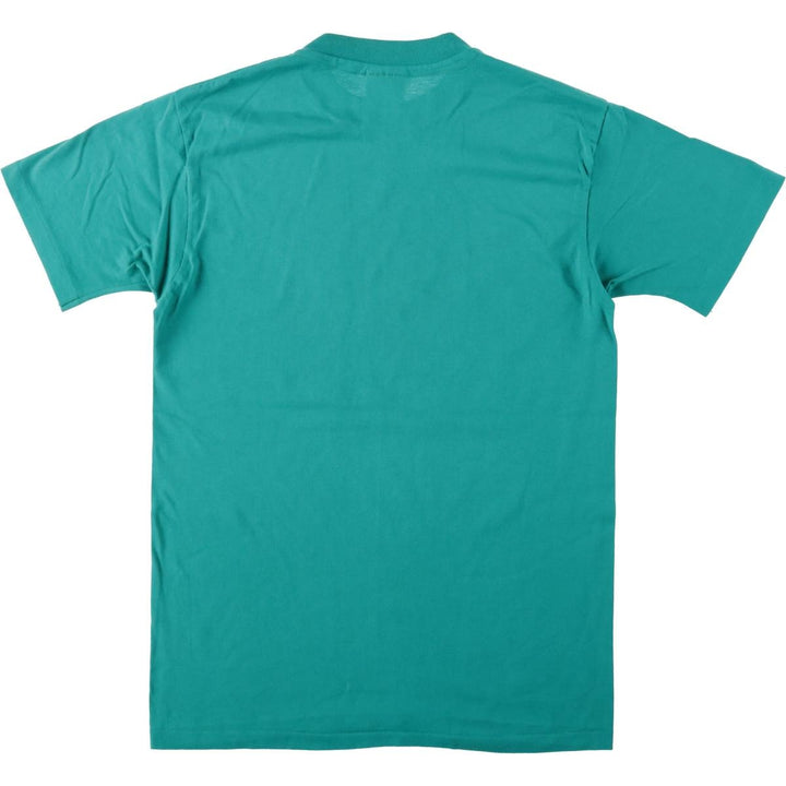 80'S Hanes FIFTY-FIFTY Hershey's Chocolate World Advertising T-Shirt, Made in USA, Men's Size M (approx.), Vintage cotton green type Vintage Second Hand