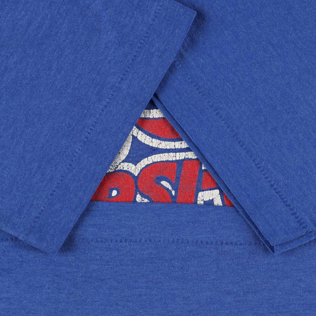 90'S Screen Stars Best Pepsi advertising T-shirt, Made in USA, Men's Size M (approx.), Vintage cotton blue type Vintage Second Hand
