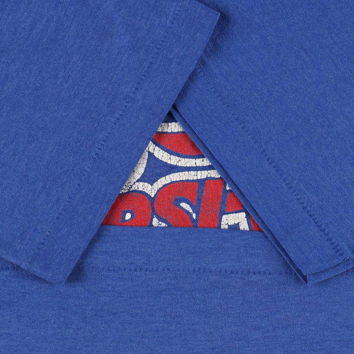 90'S Screen Stars Best Pepsi advertising T-shirt, Made in USA, Men's Size M (approx.), Vintage cotton blue type Vintage Second Hand