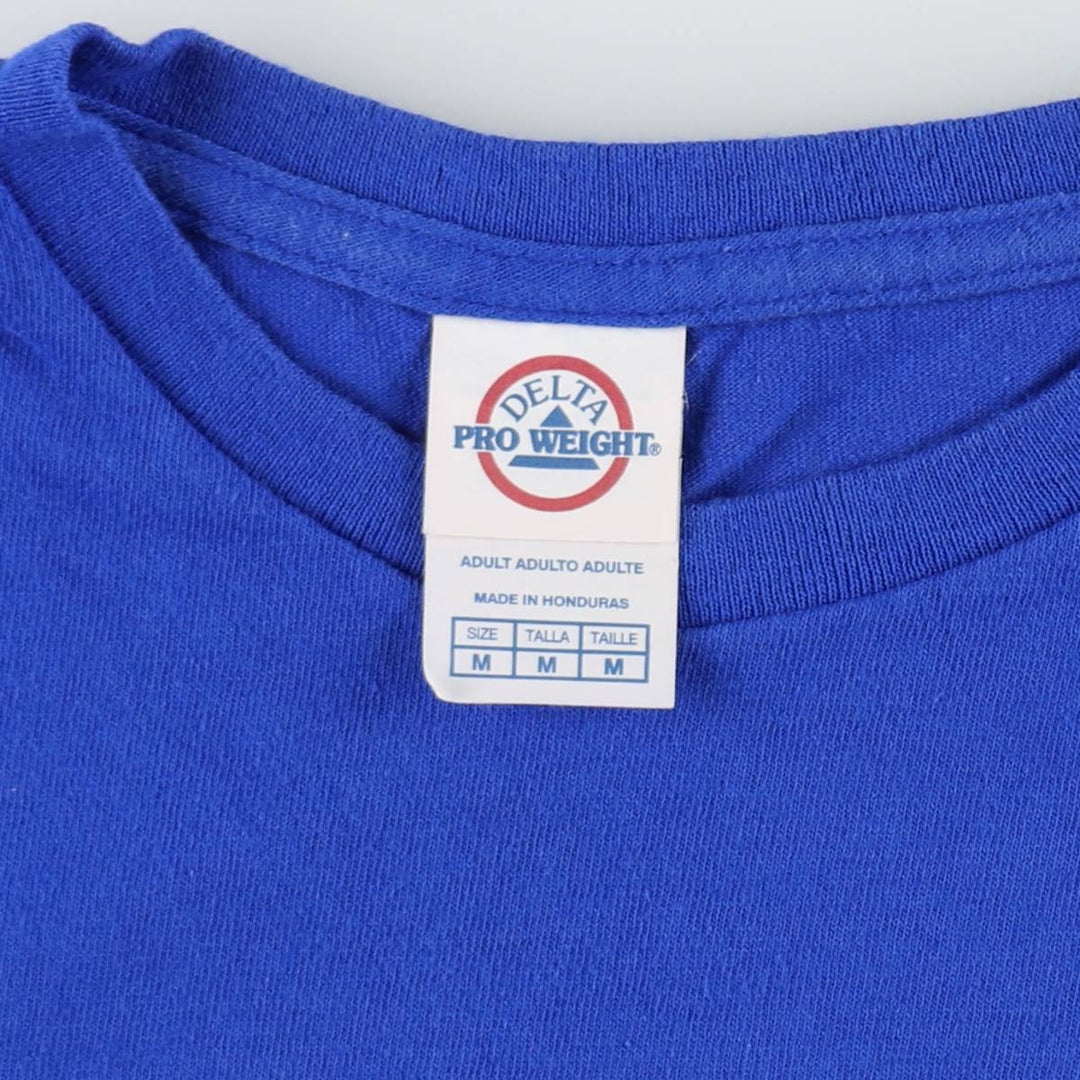 Delta McDonald's advertising T-shirt, men's size M (equivalent) cotton blue type Vintage Second Hand