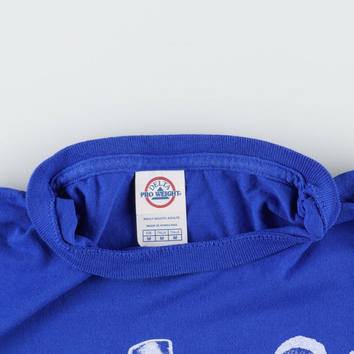 Delta McDonald's advertising T-shirt, men's size M (equivalent) cotton blue type Vintage Second Hand