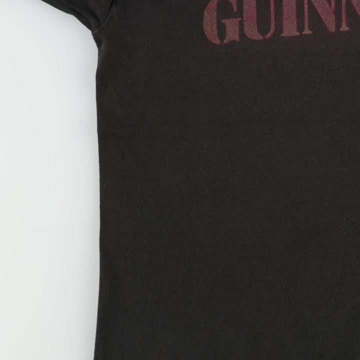 90'S Fruit of the Loom Guinness Advertising T-Shirt, Made in USA, Men's Size L (approx.), Vintage cotton black type Vintage Second Hand