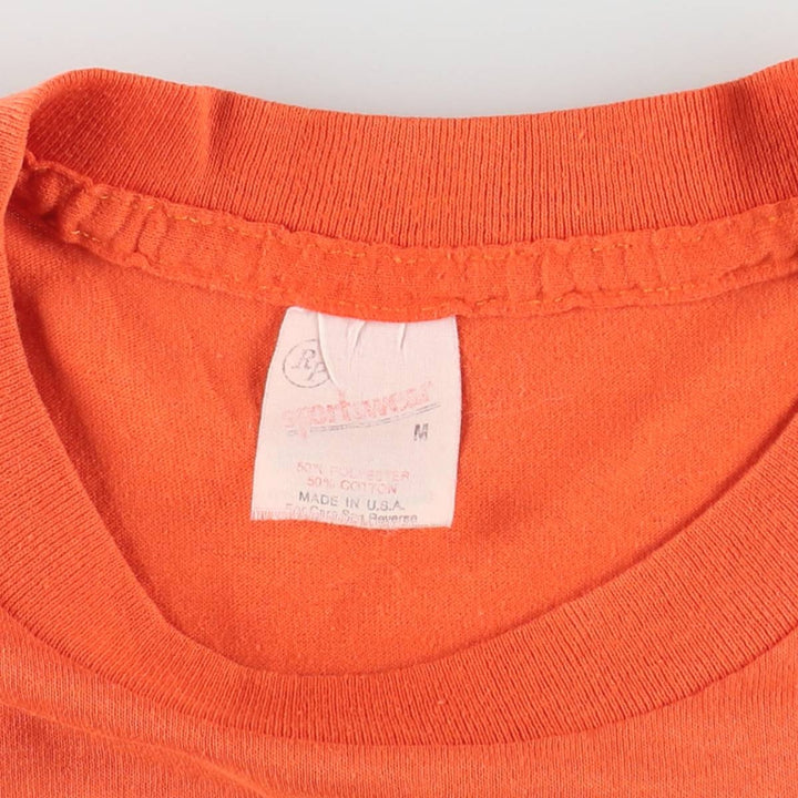 Sportswear Ford advertising T-shirt, made in the USA, men's size M. cotton orange type Vintage Second Hand