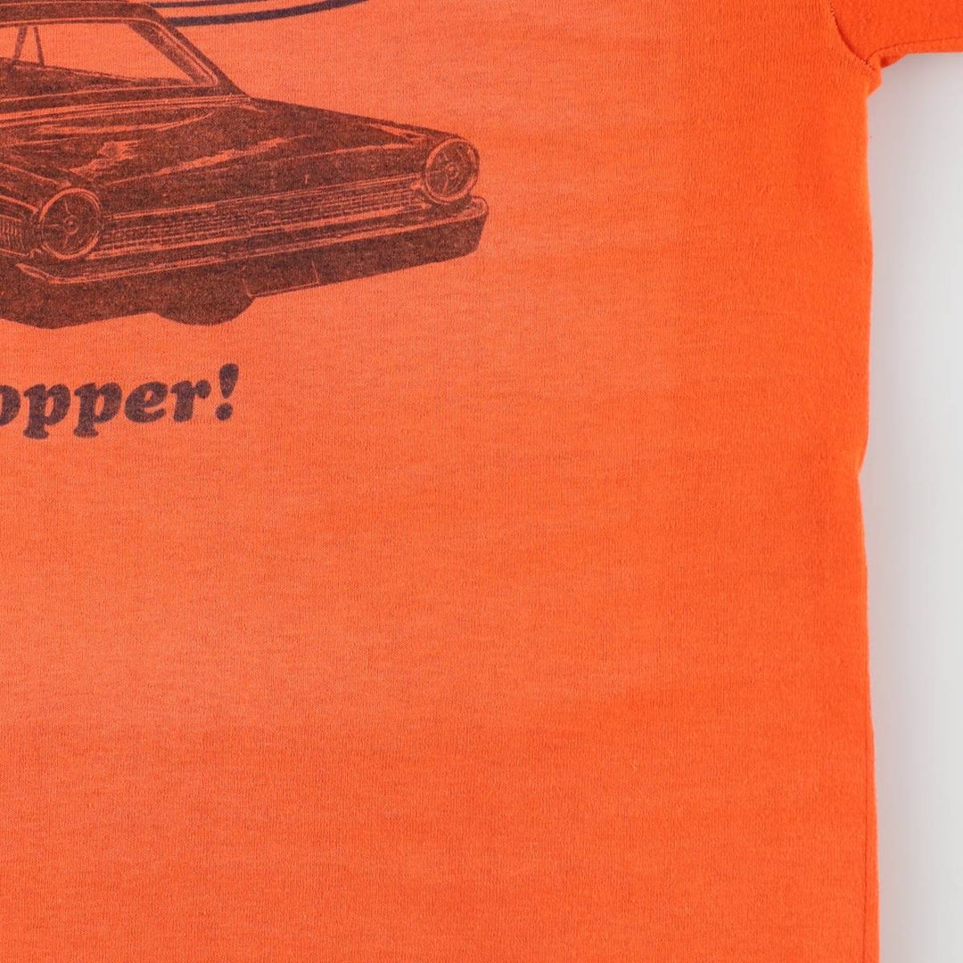 Sportswear Ford advertising T-shirt, made in the USA, men's size M. cotton orange type Vintage Second Hand