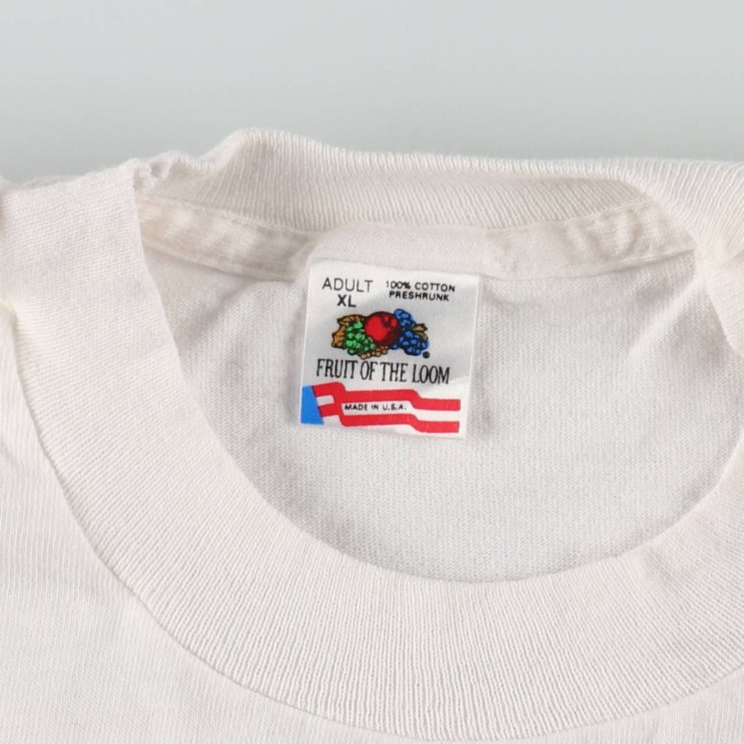 90'S Fruit of the Loom Marlboro Advertising T-Shirt, Made in USA, Men's XL equivalent, Vintage cotton white type Vintage Second Hand