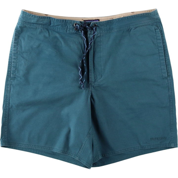 Patagonia 86735SP17 Cotton Shorts, Men's W36 (approx.) Organic cotton Green type dark green Vintage Second Hand