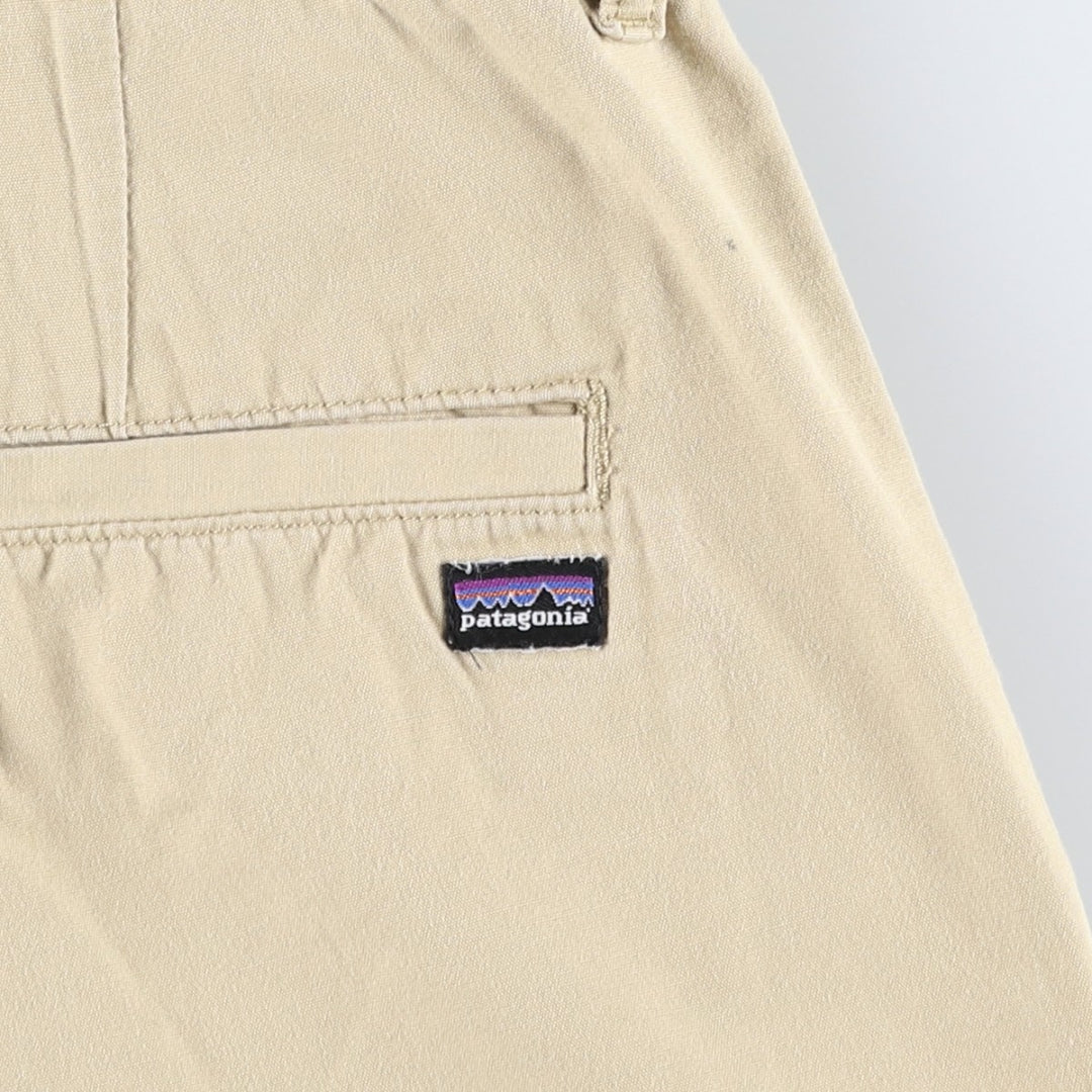 Patagonia Organic Cotton 57725FA12 Cotton Shorts (Men's W36 equivalent) Organic cotton Beige type Vintage Second Hand