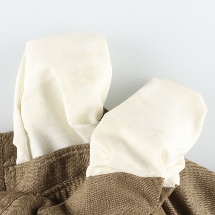 Dockers linen shorts with two pleats, men's size W34 (approx.) linen Khaki type brown Vintage Second Hand