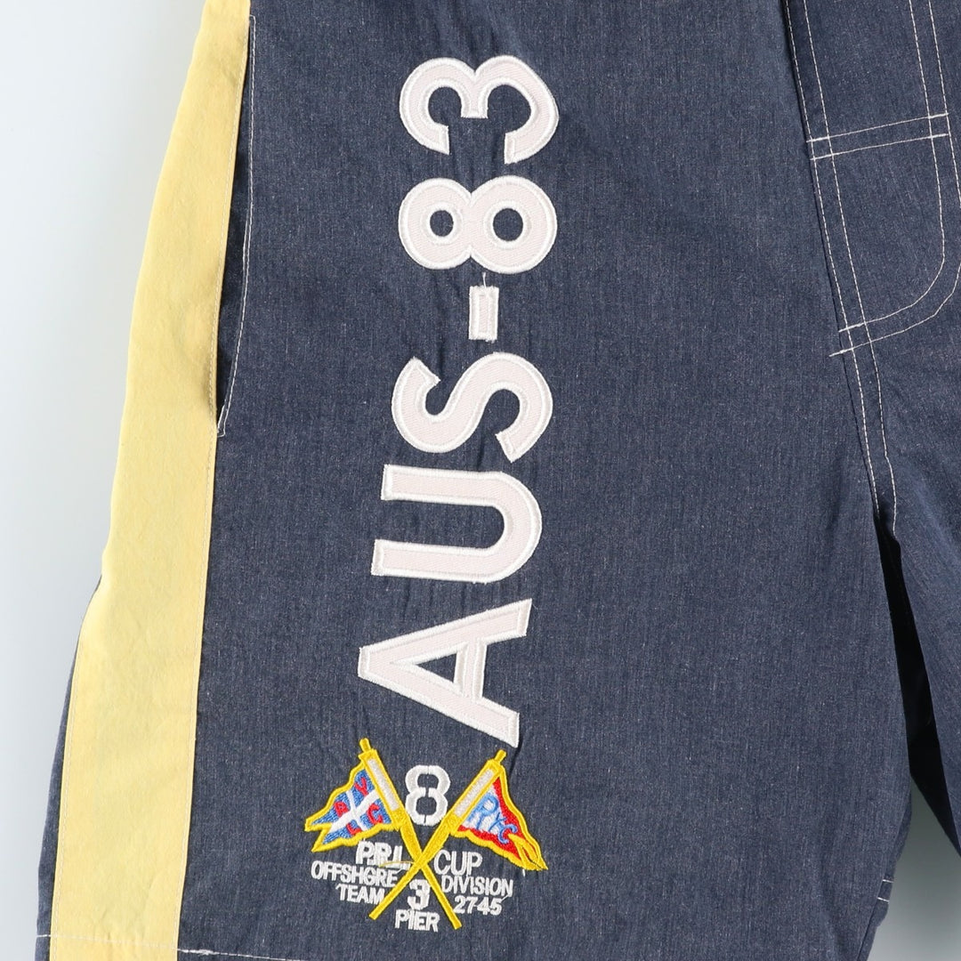 Ralph Lauren POLO by Ralph Lauren Big Pony Cotton Shorts (Men's Size M) cotton navy blue type Vintage Second Hand