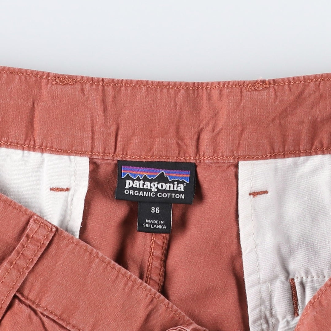 Patagonia Organic Cotton 57765SP20 Cotton Shorts (Men's W36 equivalent) Organic cotton red type Vintage Second Hand