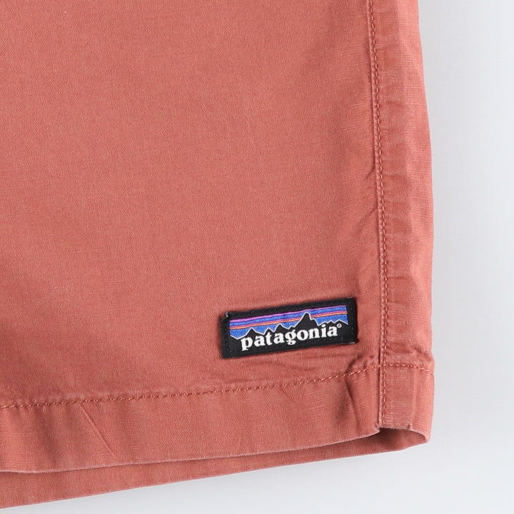 Patagonia Organic Cotton 57765SP20 Cotton Shorts (Men's W36 equivalent) Organic cotton red type Vintage Second Hand