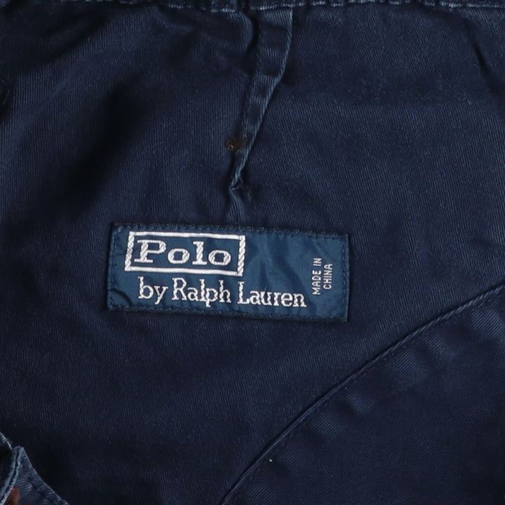 Ralph Lauren POLO by Ralph Lauren Cotton Shorts, Men's Size M (approx.) cotton navy blue type Vintage Second Hand