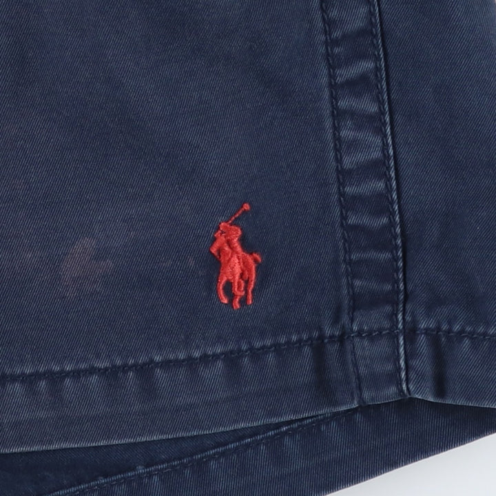 Ralph Lauren POLO by Ralph Lauren Cotton Shorts, Men's Size M (approx.) cotton navy blue type Vintage Second Hand
